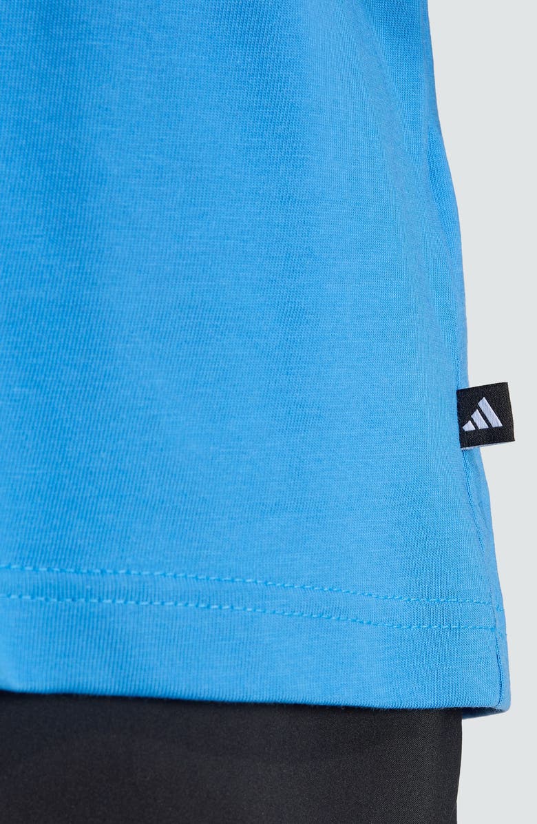 adidas Slide Graphic T-Shirt, Alternate, color, Ray Blue