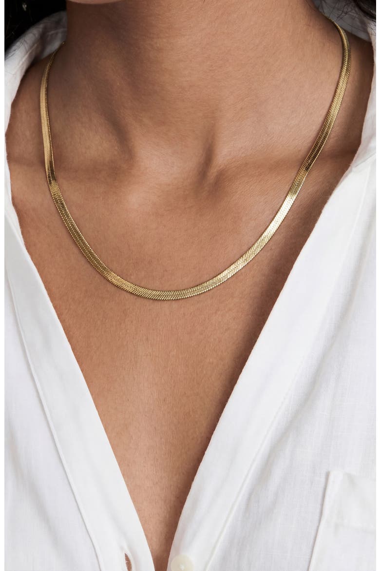 Brooklyn Snake Chain Necklace, Alternate, color, GOLD