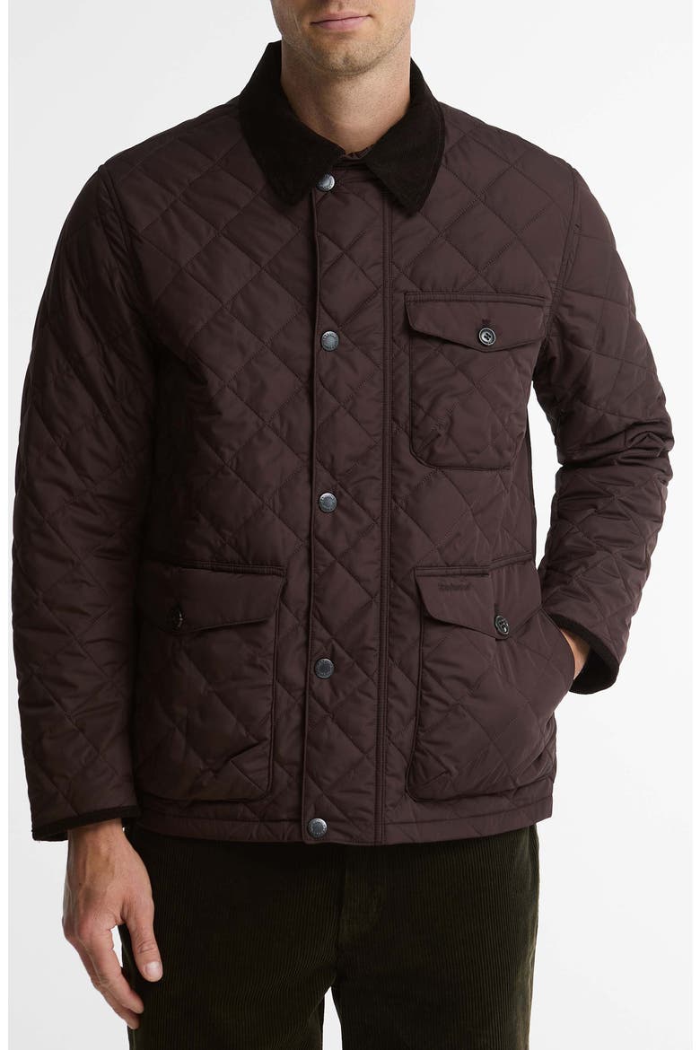 Hornby Quilted Jacket, Main, color, BLACK OAK