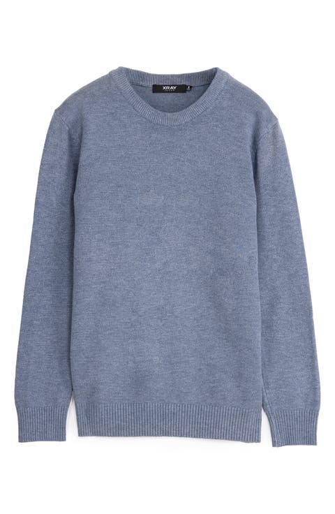 Kids' Basic Crew Neck Sweater (Big Kid)