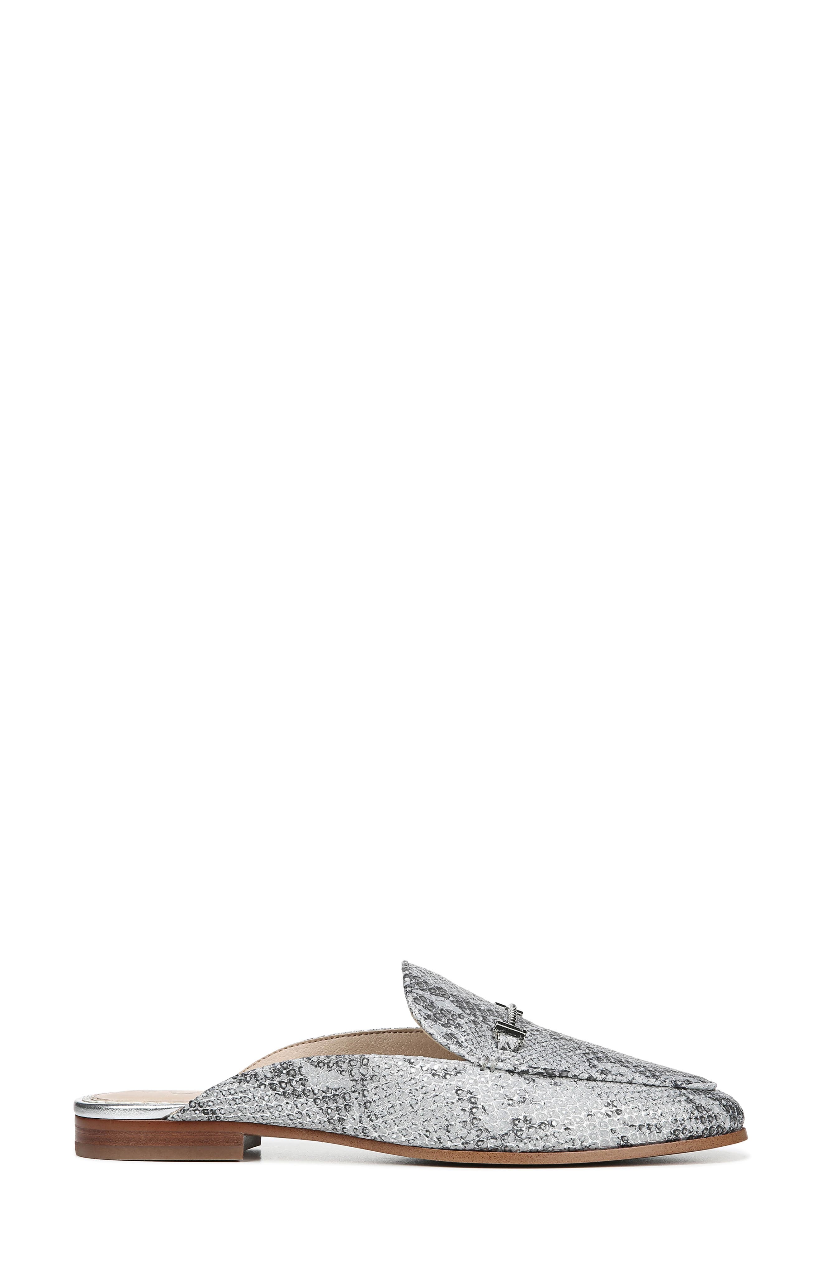 Laurna Mule - Wide Width Available, Alternate, color, SILVER SNAKE PRINT LEATHER