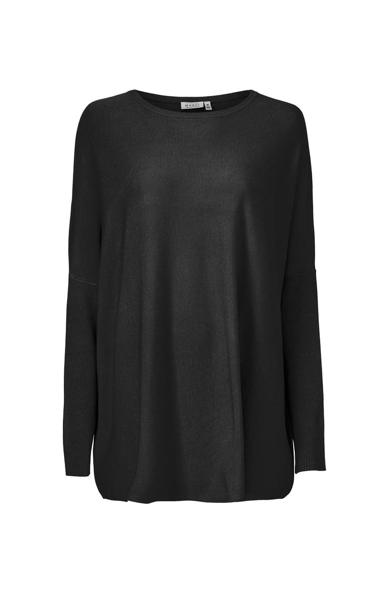 Masai Copenhagen Long Sleeve Round Neck Knit Jumper, Alternate, color, Black
