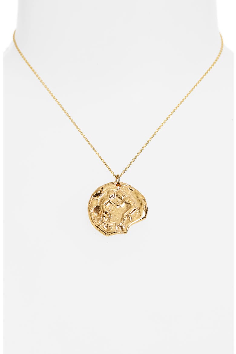 The Kindred Soul Medallion Necklace, Alternate, color, GOLD