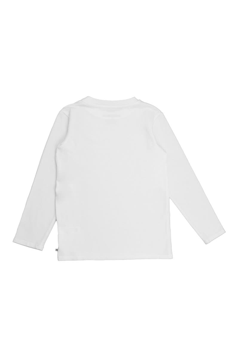 RuffleButts Boys Long Sleeve Basic Tee, Alternate, color, White