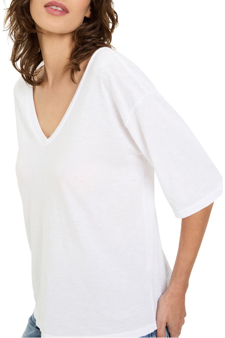 Liam V-Neck T-Shirt, Alternate, color, WHITE