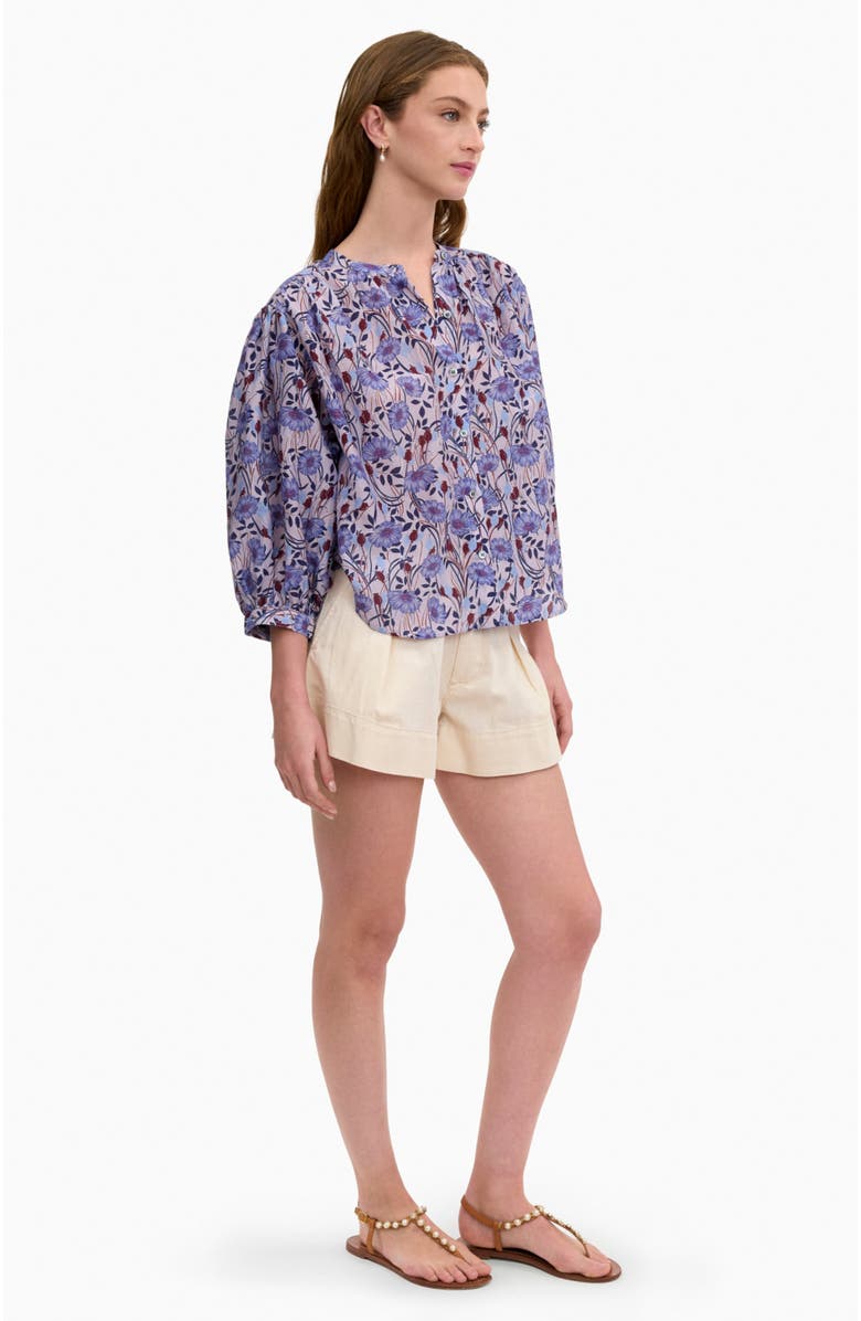 Rebecca Taylor Daphne Blouse, Alternate, color, Iris Multi