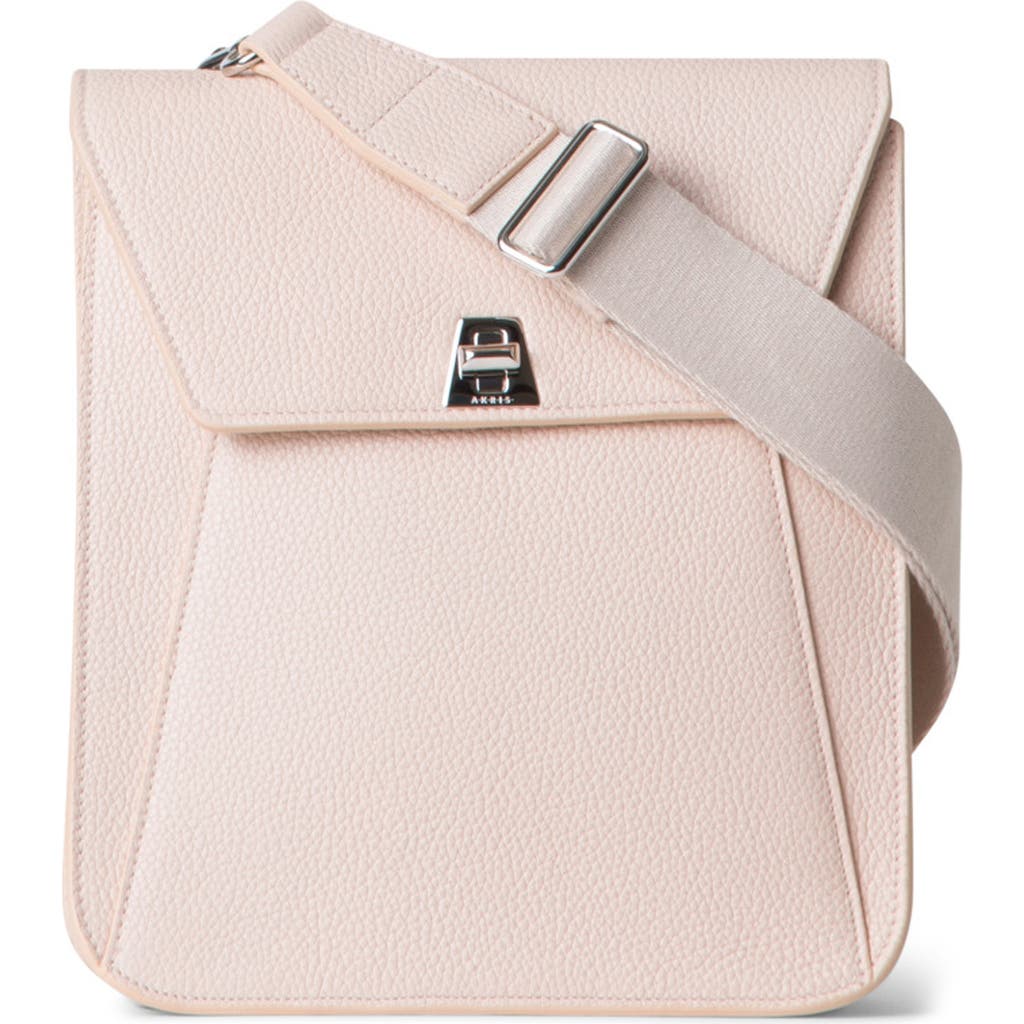 AKRIS AKRIS SMALL ANOUK LEATHER CROSSBODY BAG
