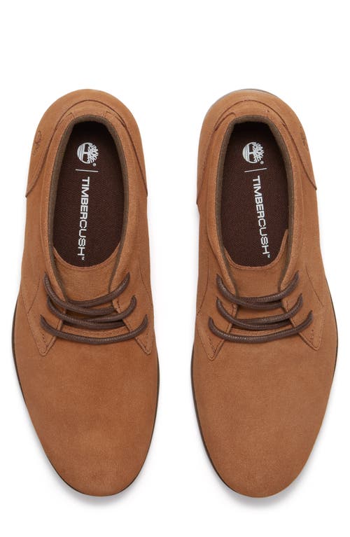 Timberland Britton Square Toe Mid Boot In Rust Suede