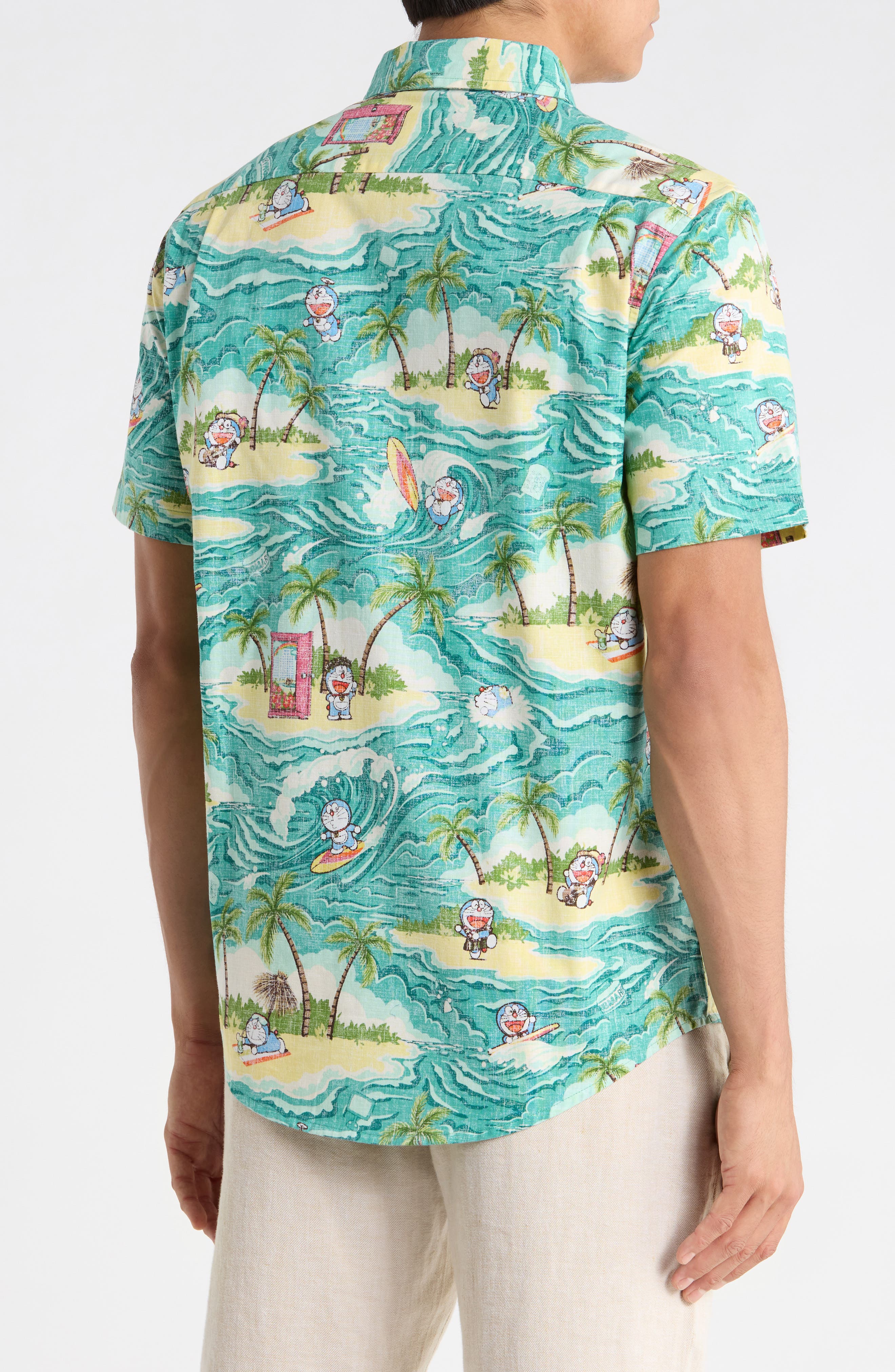 Reyn Spooner Aloha Doraemon Button-Down Shirt (Men) | Nordstrom