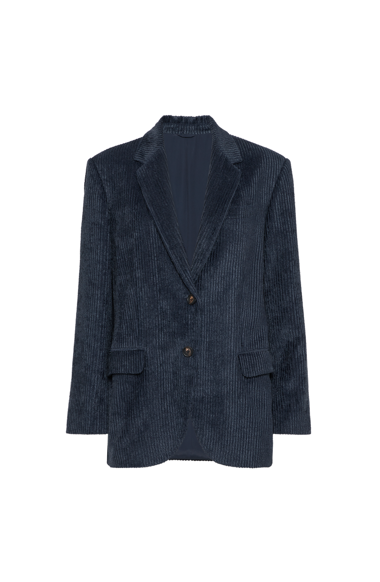 Brunello Cucinelli Corduroy blazer, Main, color, Navy Blue