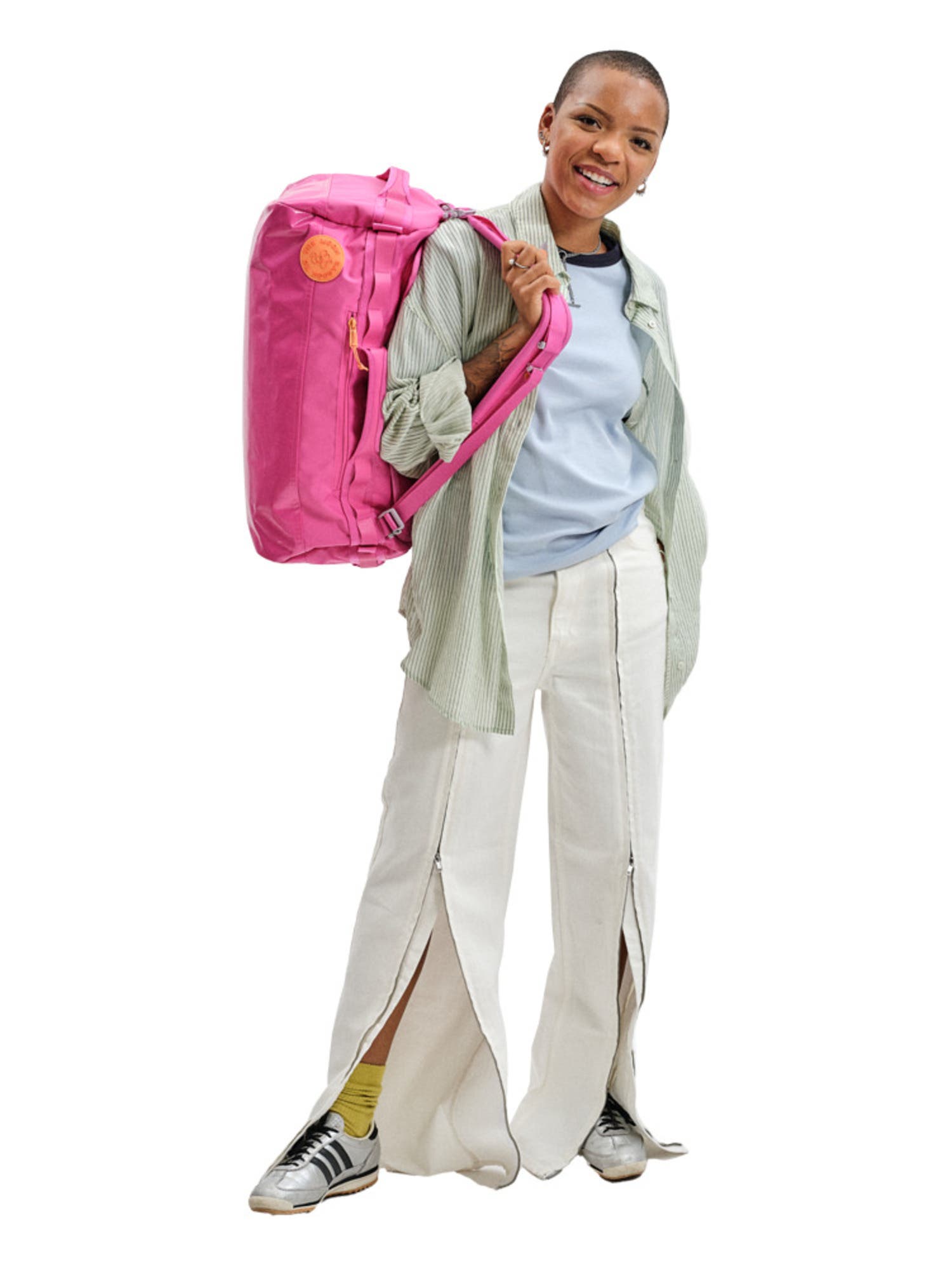 Baboon to the Moon Go-Bag Duffle Small 40L, Alternate, color, Raspberry Fizz