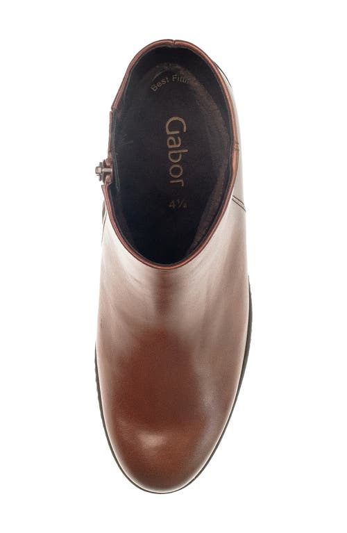 Gabor Wedge Bootie In Brown