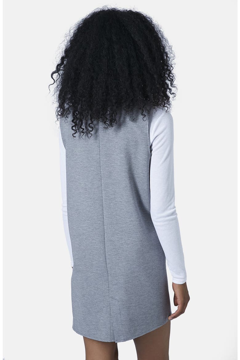 Long Utility Vest, Alternate, color, GREY