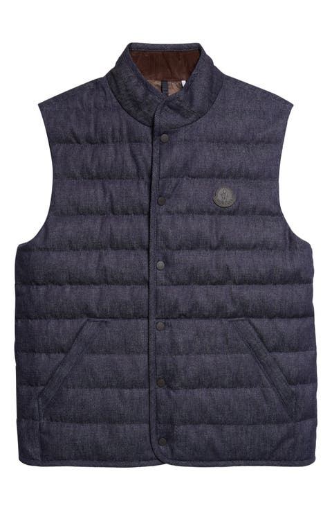 Liorane Denim Down Puffer Vest