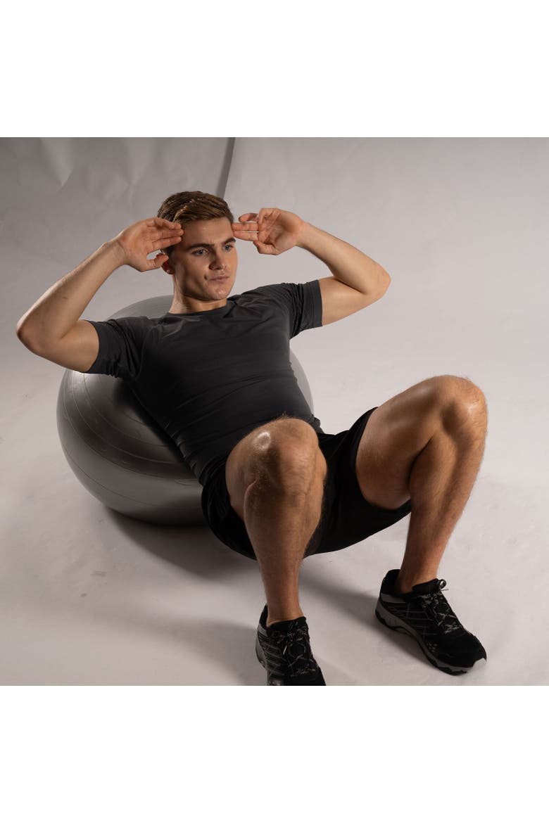 Exercise Ball, Alternate, color, Ebony Grey