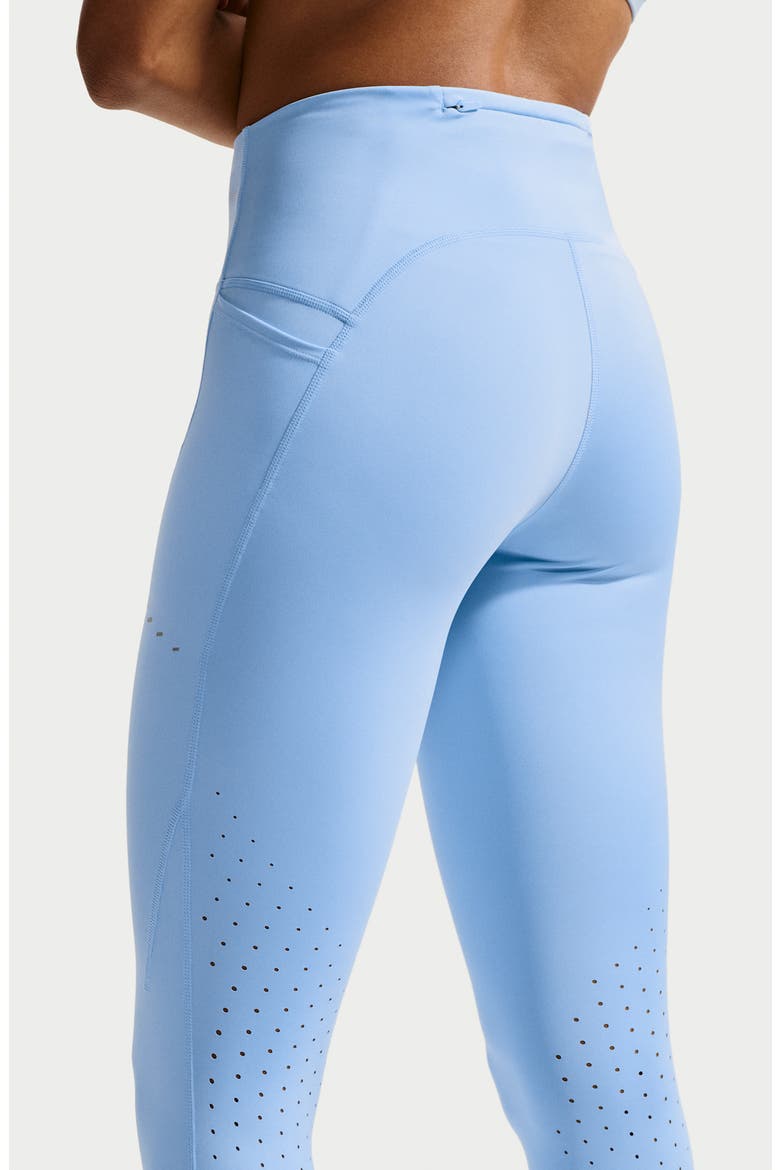 Swift High-Waisted Pocket 7/8 Running Leggings, Alternate, color, ALUMINUM