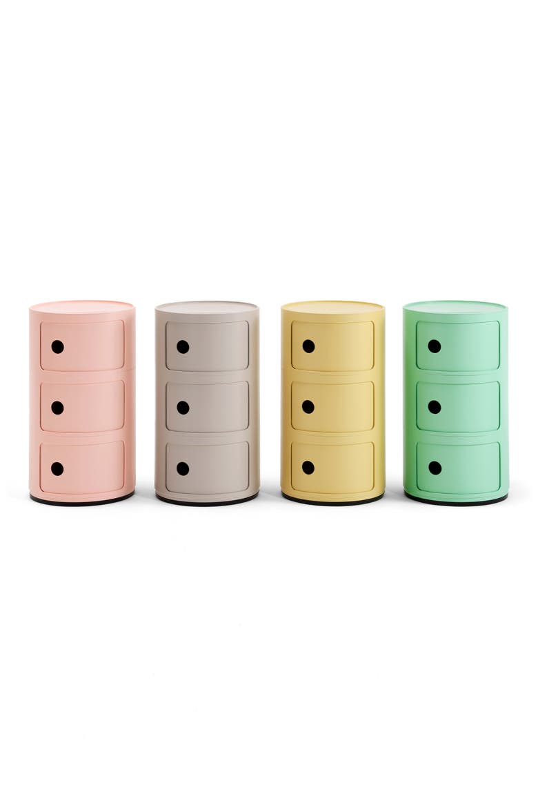 Componibili Set of Drawers, Alternate, color, GREEN