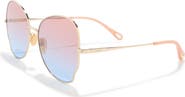 Chloé 59mm Butterfly Sunglasses
