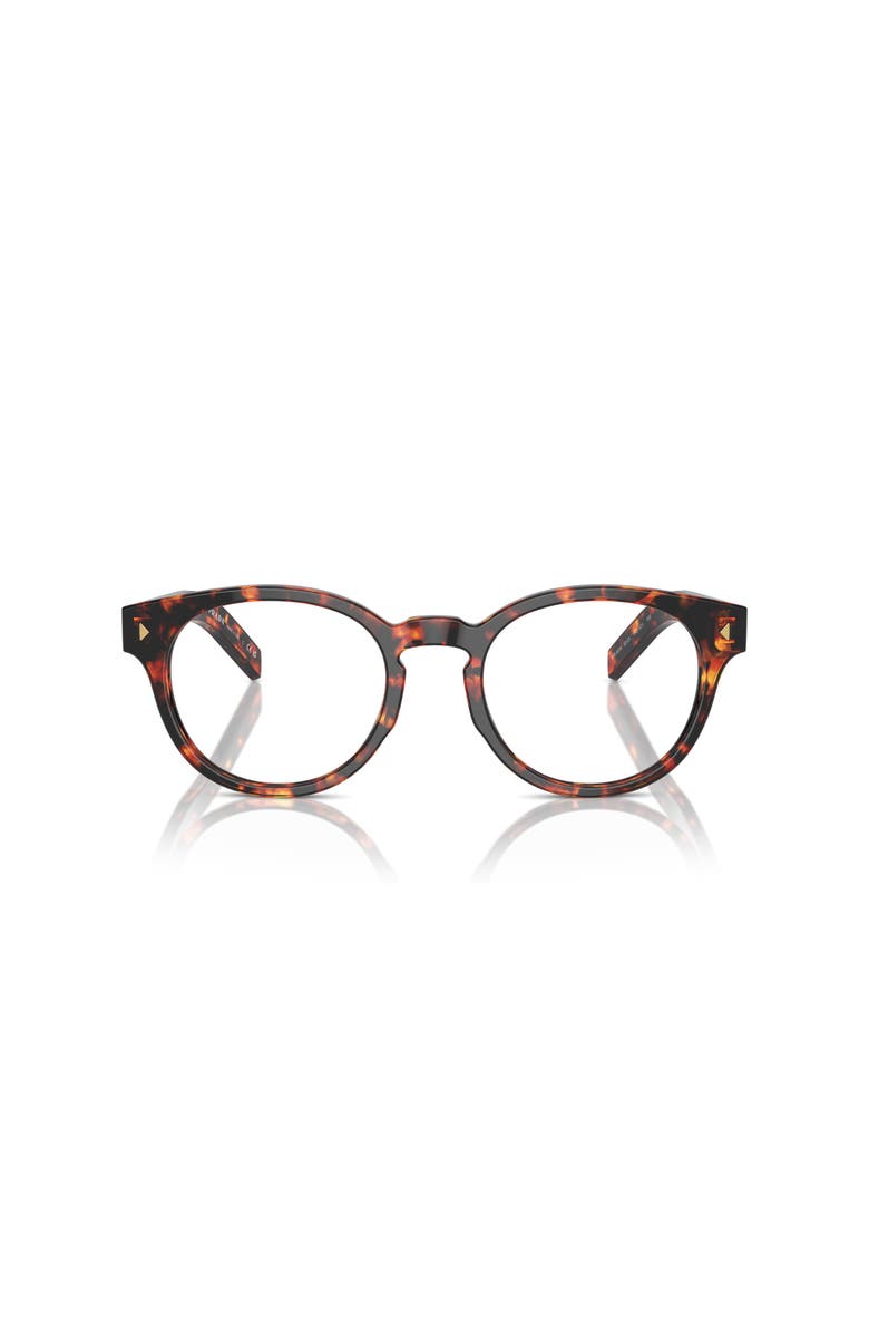 Prada 50mm Phantos optical glasses, Alternate, color, Tortoise