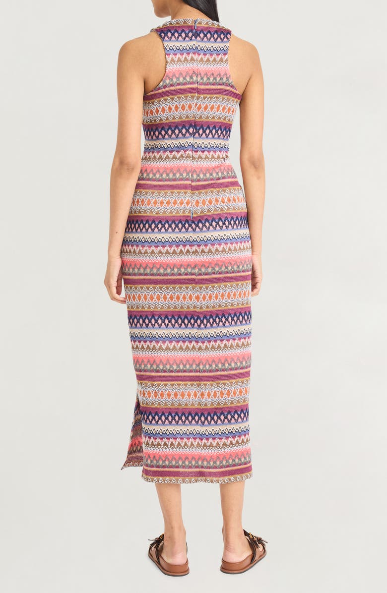 The Good Journey Sleeveless Stripe Knit Maxi Sundress, Alternate, color, Purple Multi