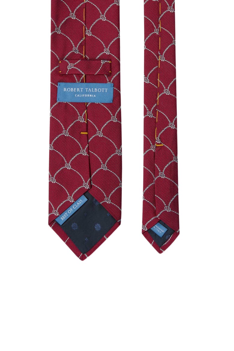 Robert Net Rope Best of Class Necktie, Alternate, color, Red