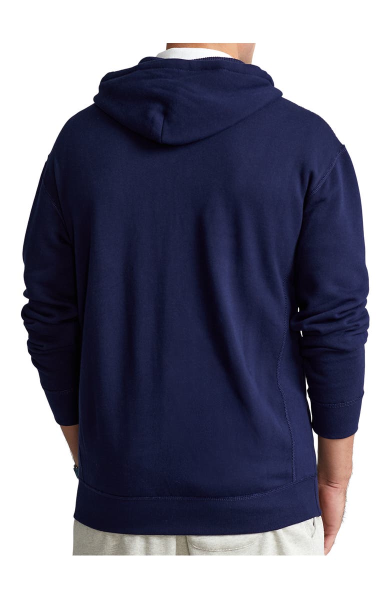 Polo Ralph Lauren Big & Tall Full-Zip Hoodie, Alternate, color, Cruise Navy