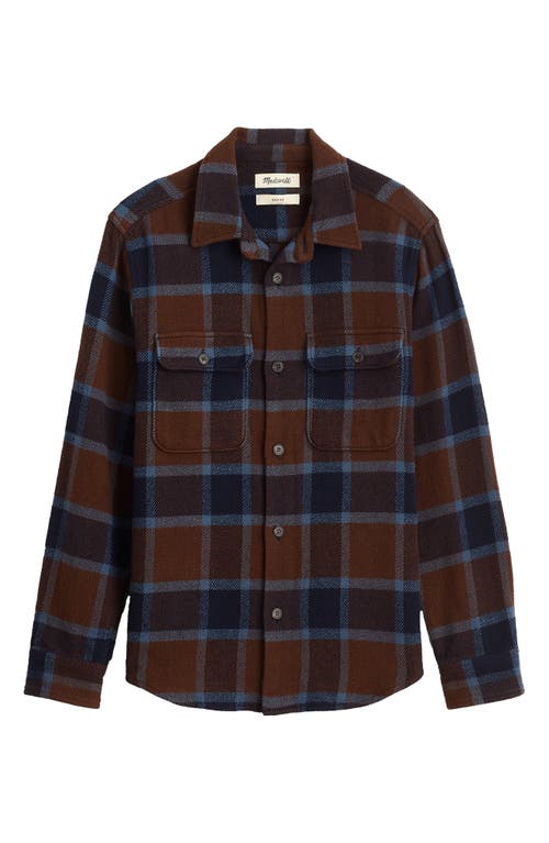 Madewell Easy Plaid Twill Shirt Jacket In Multi