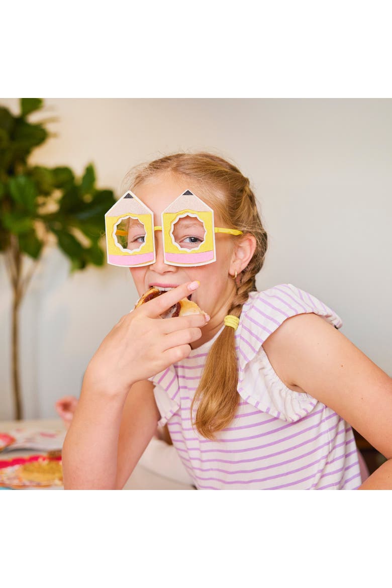 1st in Class Pencil Novelty Glasses, Alternate, color, Multicolor