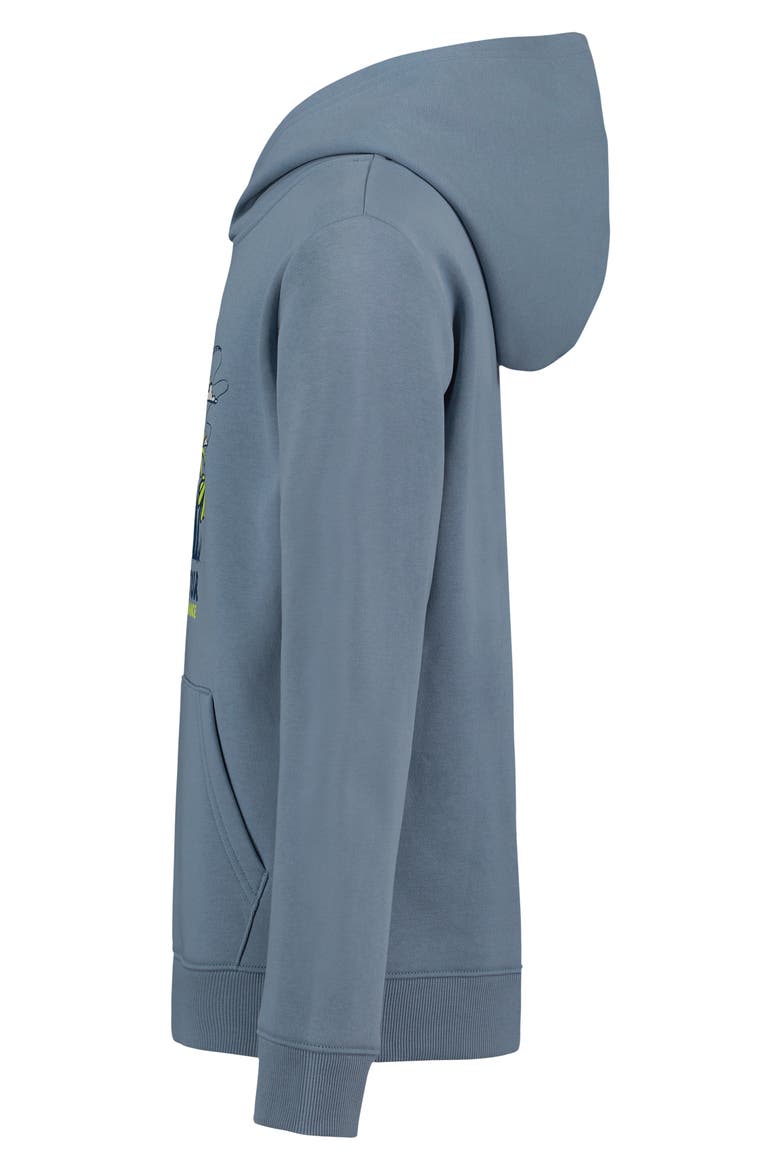 Kids' Bucky Fishing Graphic Hoodie, Alternate, color, BLUE WIND