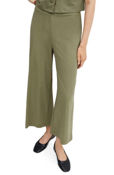 Crop Wide Leg Pants