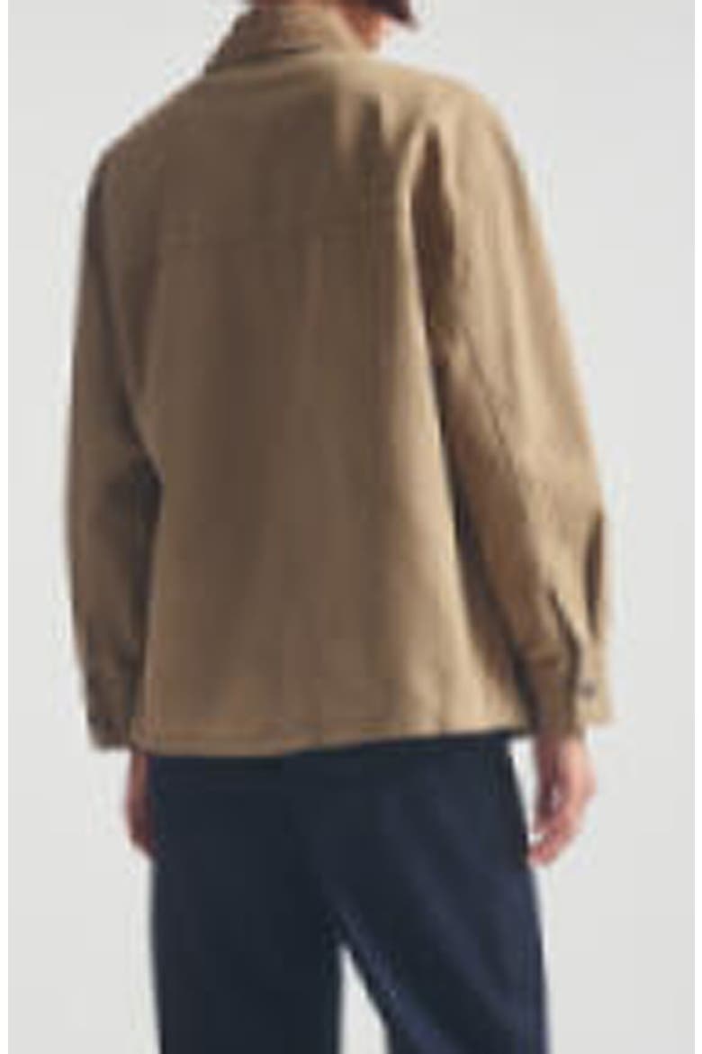 Corduroy Collar Overshirt, Alternate, color, KELP