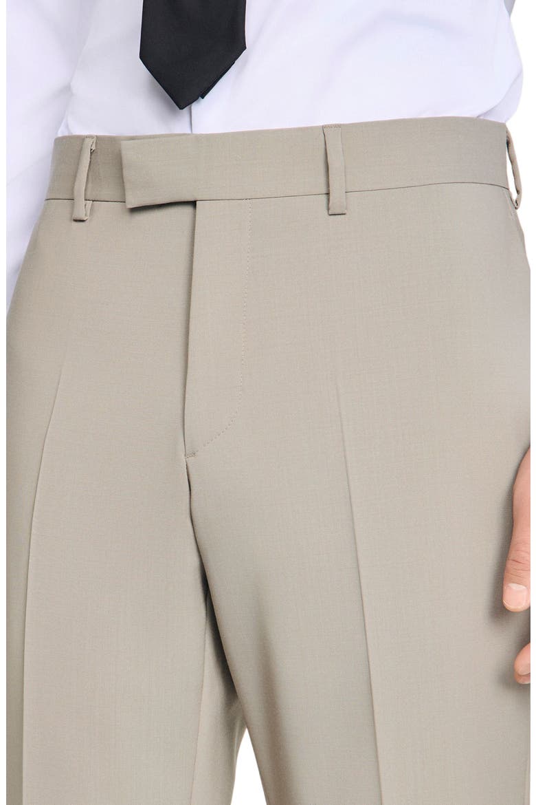 Wool suit trousers, Alternate, color, Aluminum