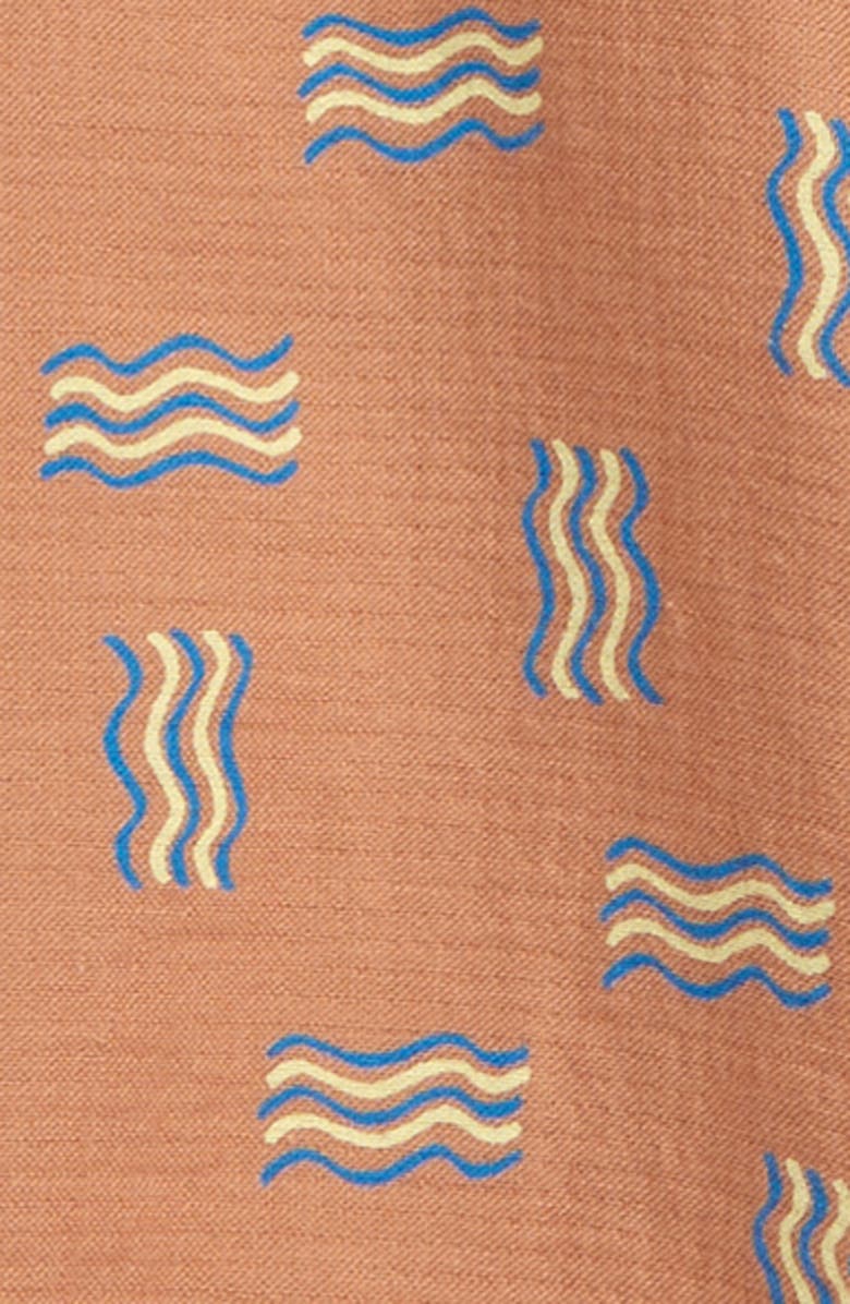 Open Edit Kids' Fun Short Sleeve Organic Cotton Camp Shirt, Alternate, color, 