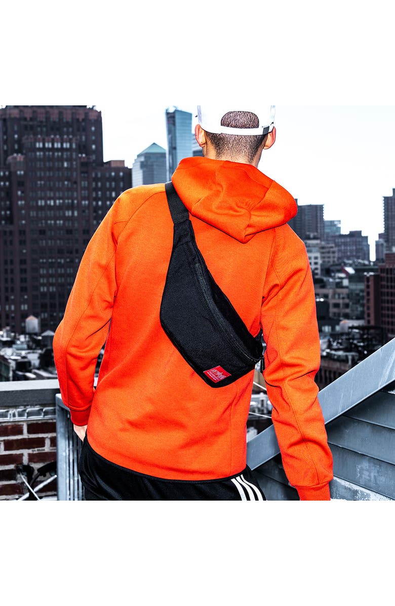 Manhattan Portage Brooklyn Bridge Belt Bag, Alternate, color, Black