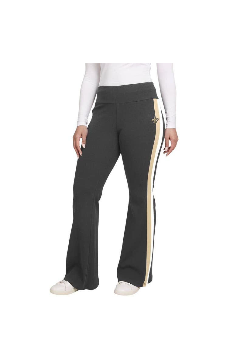 WEAR by Erin Andrews Women's WEAR by Erin Andrews Black New Orleans Saints Yoga Pants, Alternate, color, 