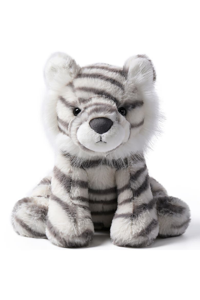 Moon White Tiger 9.8in Plush, Main, color, Multicolored