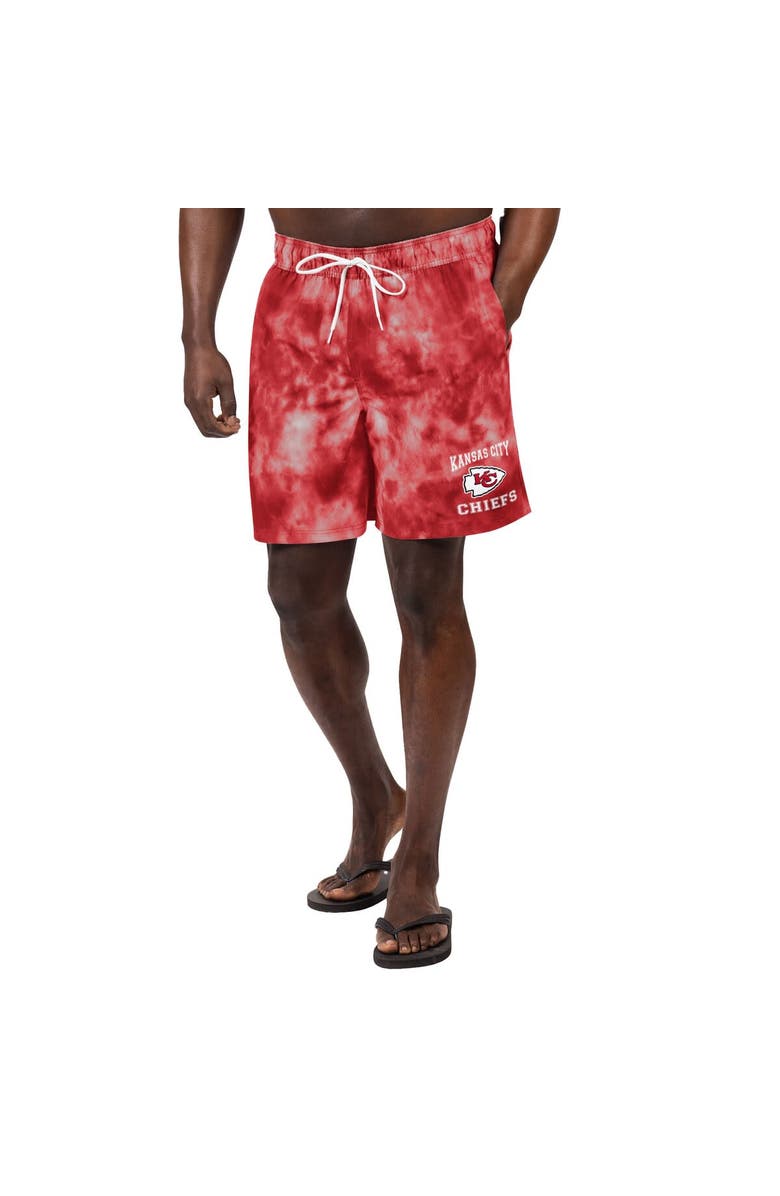 G-III SPORTS BY CARL BANKS Men's G-III Sports by Carl Banks  Red Kansas City Chiefs Change Up Volley Swim Trunks, Main, color, 