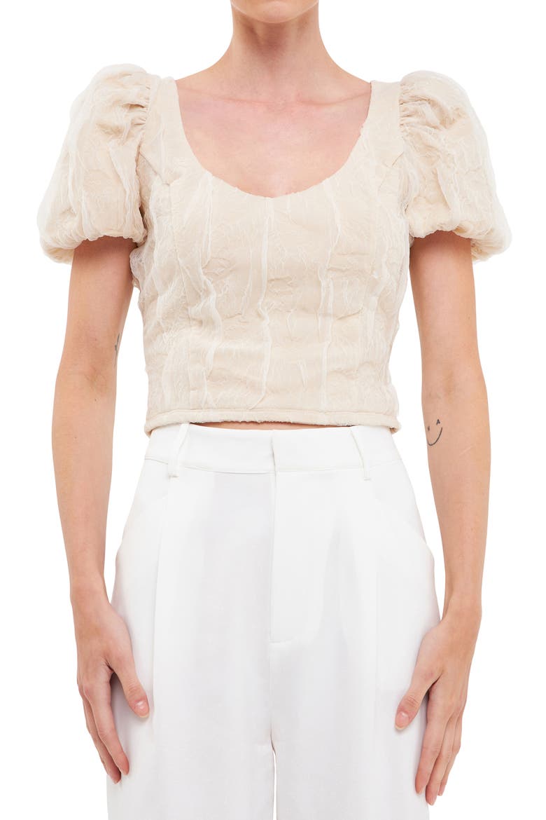 Textured Stretch Top, Alternate, color, TAUPE