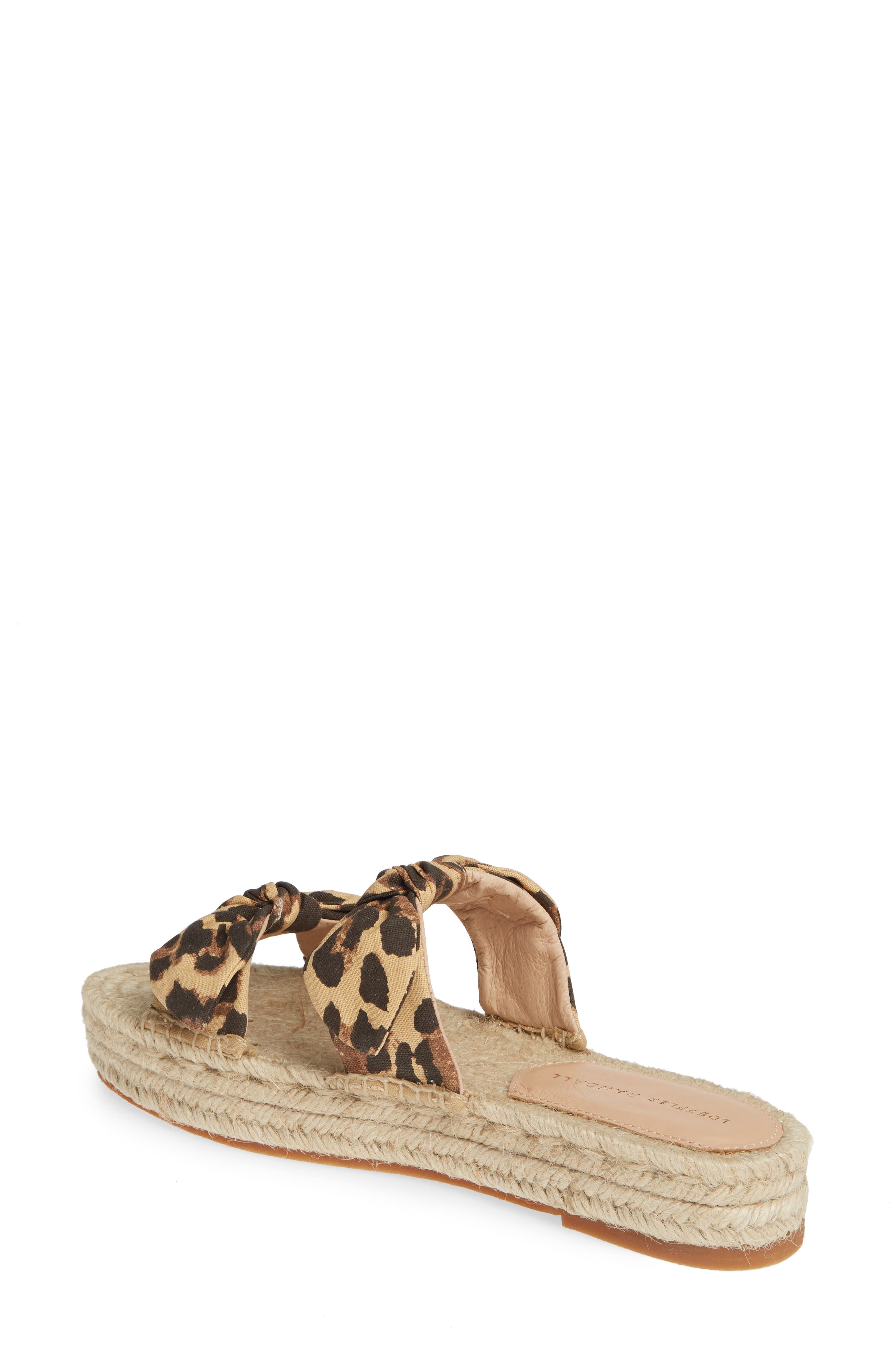 Loeffler Randall Daisy Knot Espadrille Slide Sandal, Alternate, color, 
