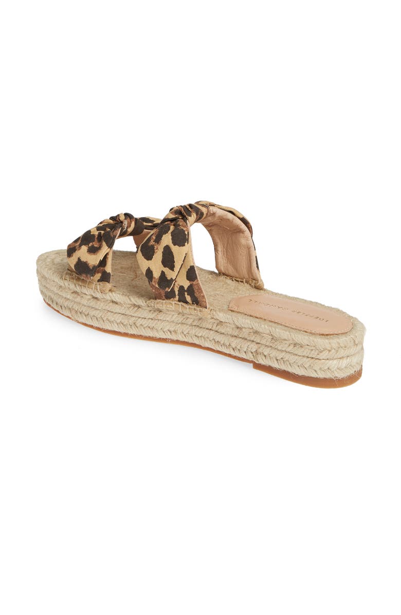 Loeffler Randall Daisy Knot Espadrille Slide Sandal, Alternate, color,