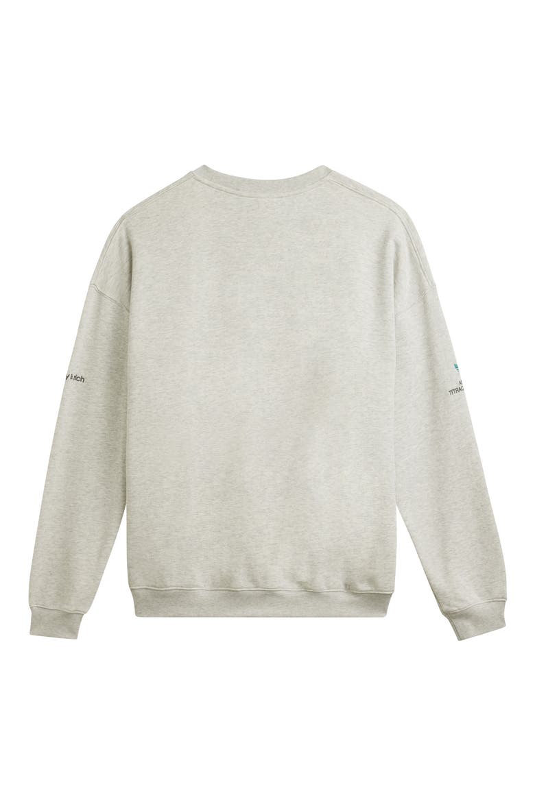 x Sporty & Rich Logo Graphic Sweatshirt, Alternate, color, LIGHT GREY HEATHER