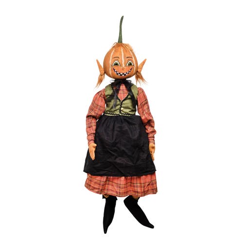 Gallerie Ii Georgette Pumpkin Girl Joe Spencer Gathered Traditions Halloween Art Doll Figure In Multi