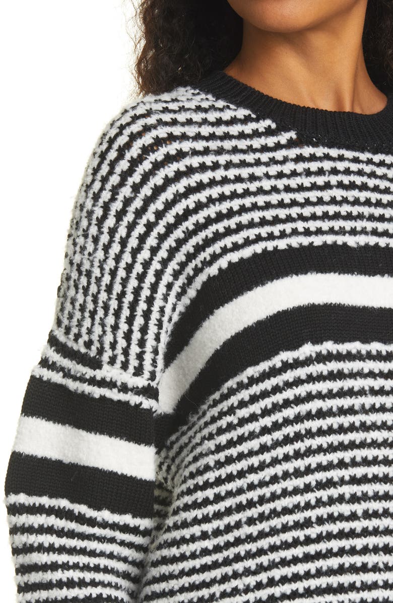 rag & bone Stripe Crewneck Sweater, Alternate, color,