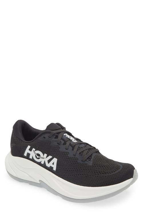 HOKA Rincon 4 Running Shoe (Men) in Black /White 