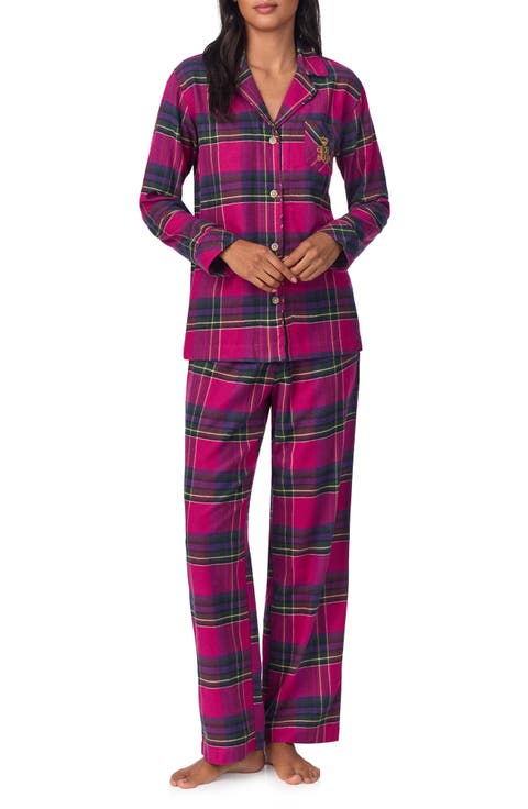 Print Cotton Blend Pajamas