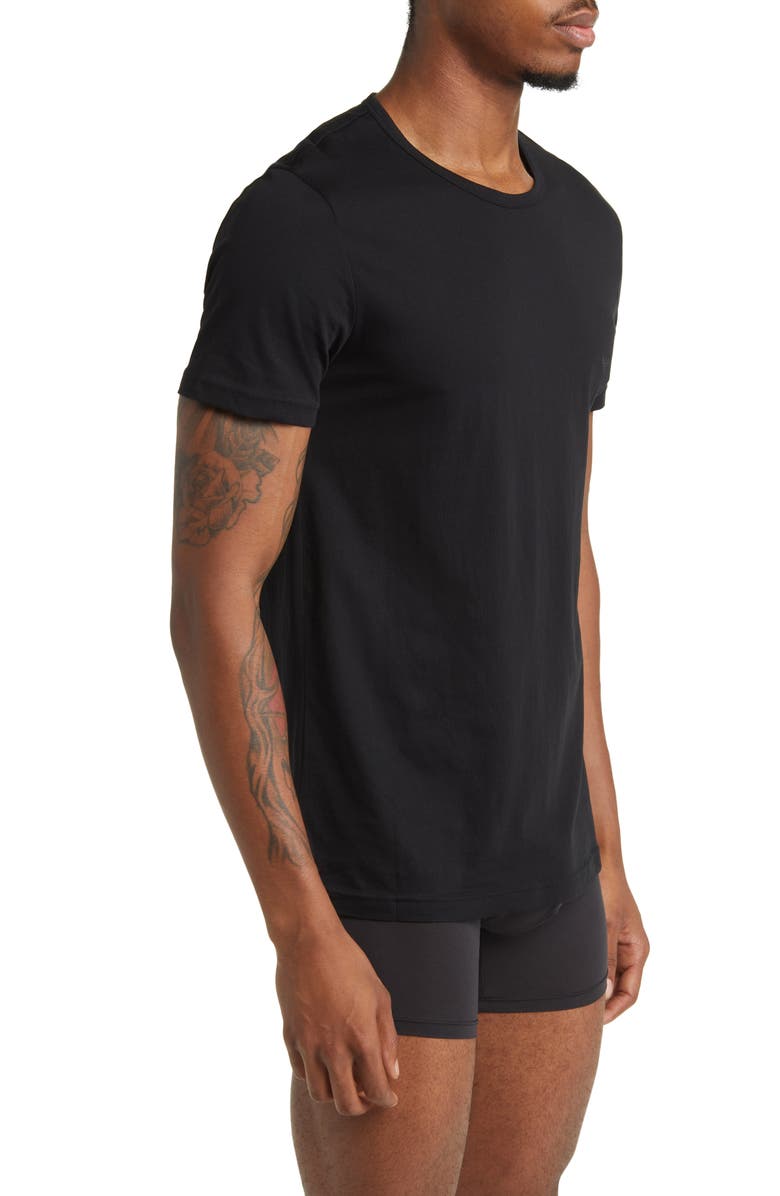 Emporio Armani 3-Pack Crewneck Cotton T-Shirts, Alternate, color, 