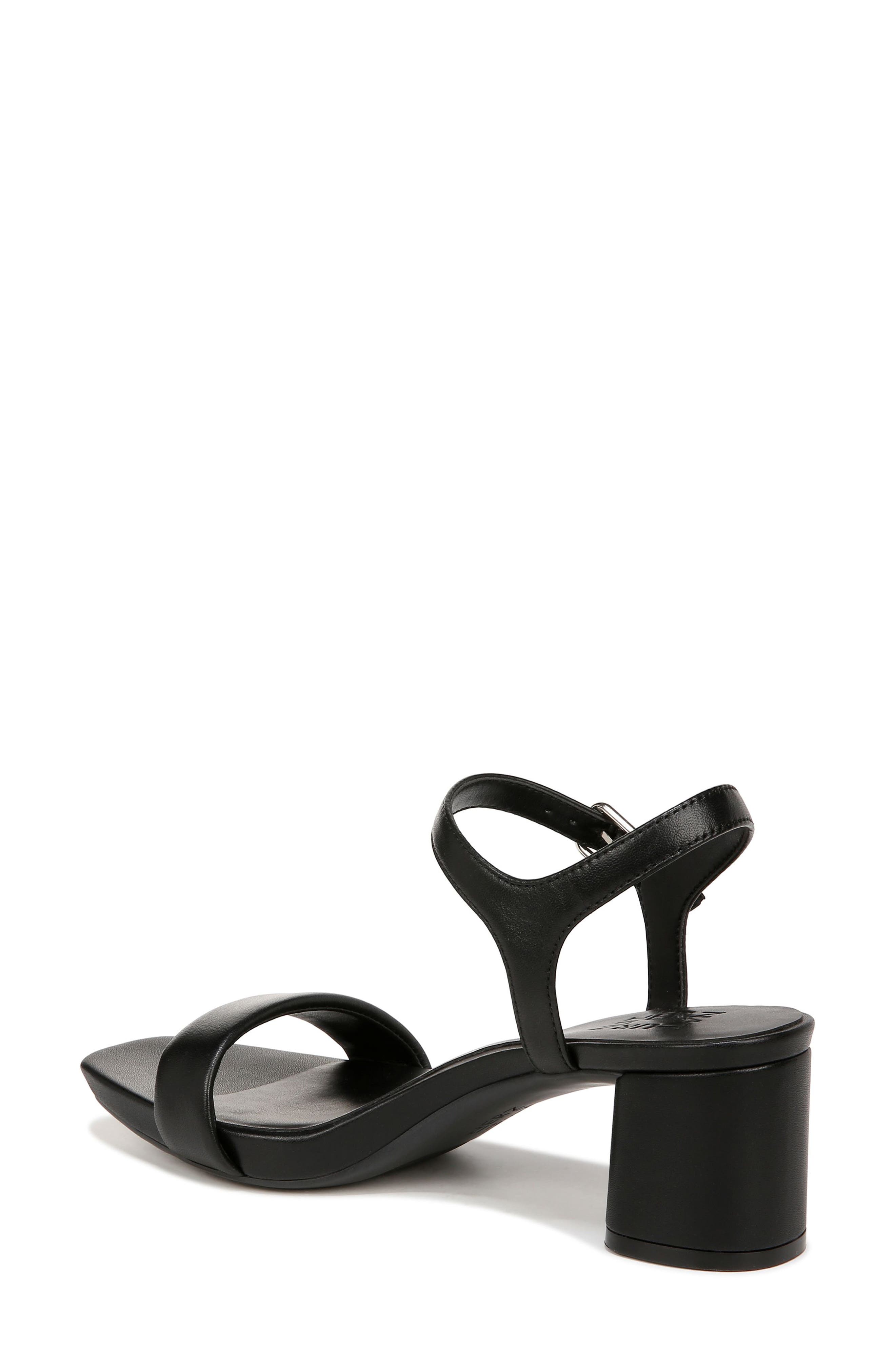 Naturalizer Izzy Ankle Strap Sandal, Alternate, color, Black Leather