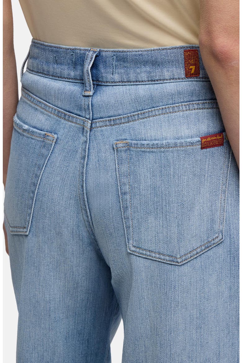 Lotta High Waist Wide Leg Jeans, Alternate, color, CHILL WAVE