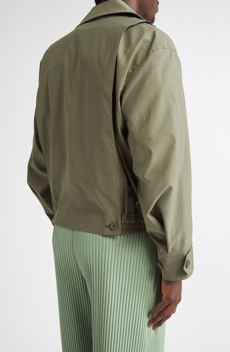 Homme Plissé Issey Miyake Parachute Jacket, Alternate, color, Khaki