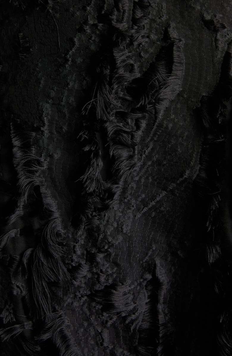 Bottega Veneta Fine Fringe Fil Coupé Midi Skirt, Alternate, color, 